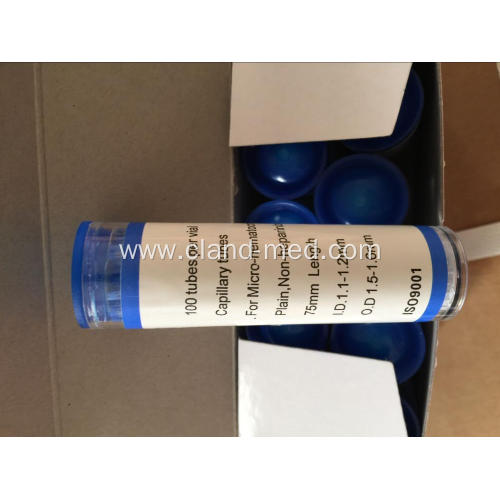 Micro Hematocrite Capillary Tube Blue/Red Tube